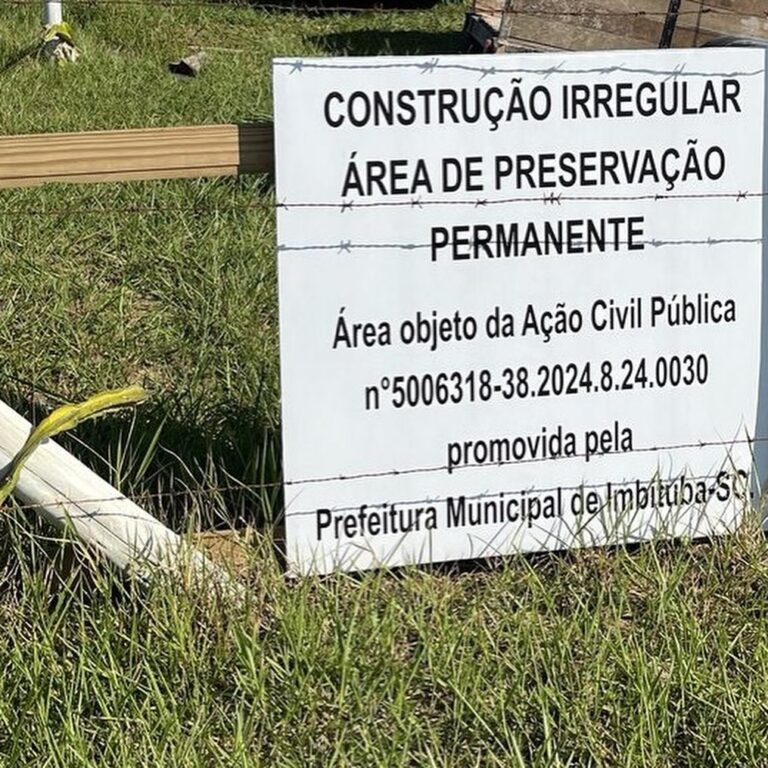 Foto: Reprodução PMSC Ambiental