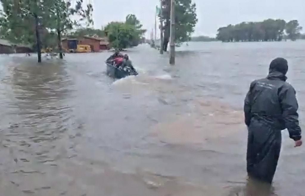 Foto e vídeo: Reprodução MetSul