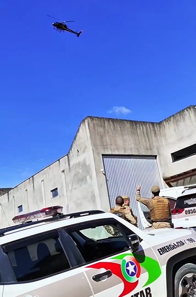 Foto e vídeo: Reprodução PMSC