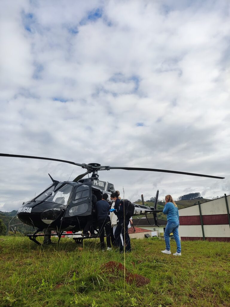 Foto e vídeo: Saer/Samu Aeromédico