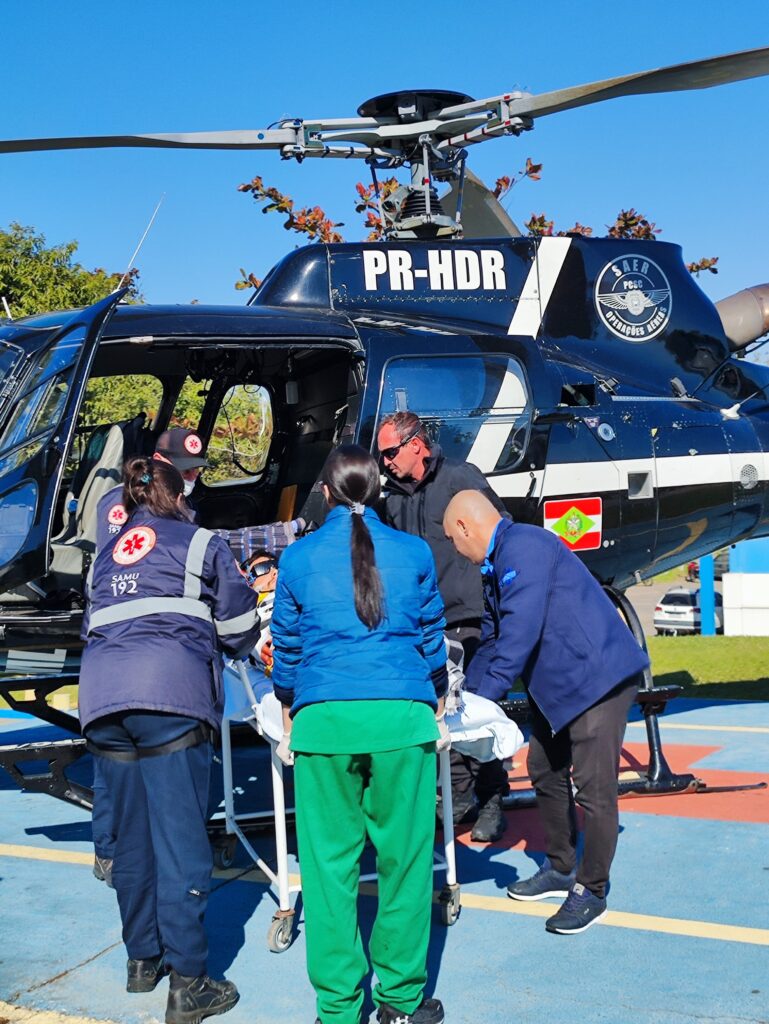 Foto: Divulgação Saer/Samu Aeromédico