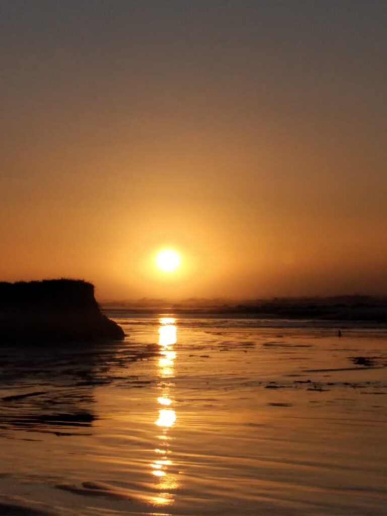 Amanhecer no Balneário Esplanada - Foto: Reprodução Redes Sociais