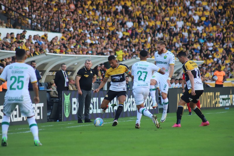 Em 2024 o Tigre perdeu pro Cuiabá por 5 a 2 dentro do Heriberto Hülse/Foto: Celso da Luz/Arquivo/CEC/Divulgação