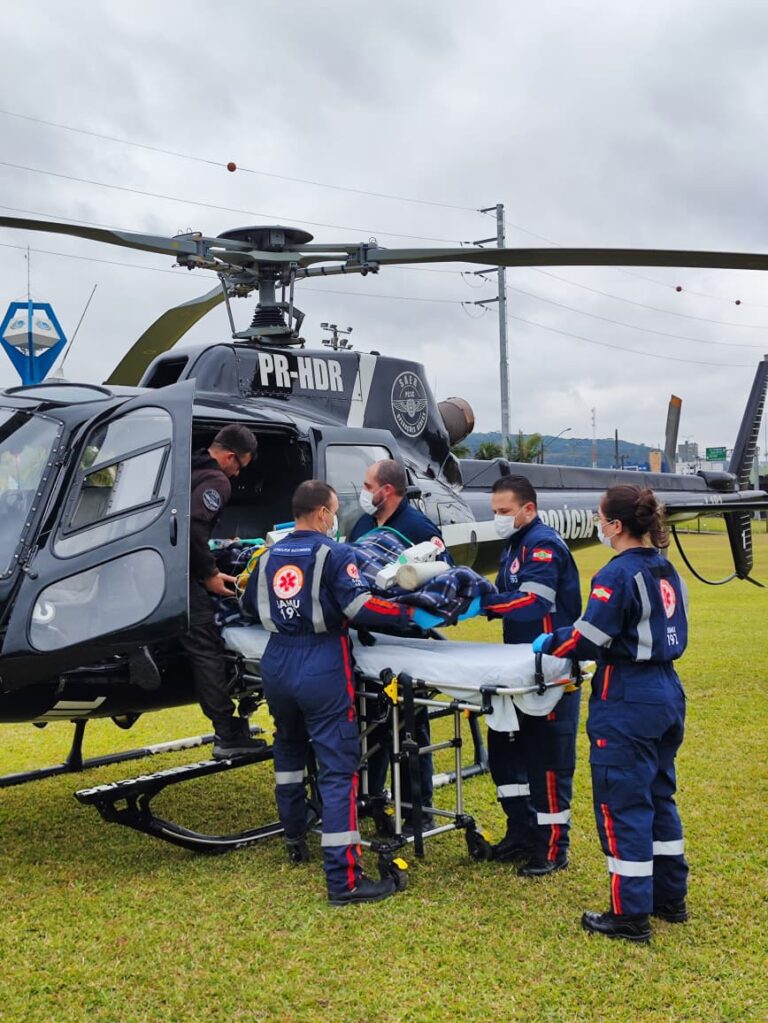 Foto e vídeo: Saer/Samu Aeromédico