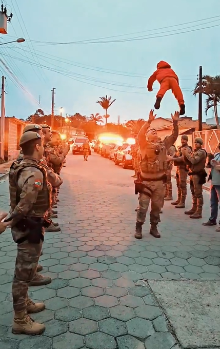 Foto e vídeo: Reprodução PMSC